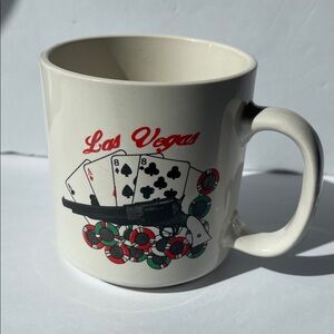 Las Vegas Souvenir Poker Mug